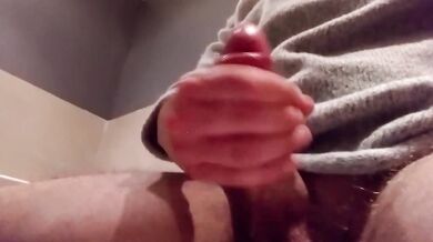 Cum stopper, solo, wanking, masturbation, cum, dick, dick