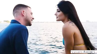 Long Hair Latina Adria Rae Fucks Boyfriend's Friend After Getting Cheated On