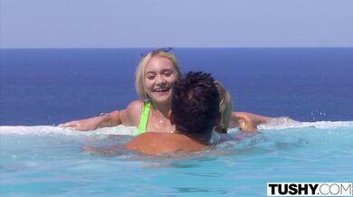 TUSHY Blonde Besties Experiment With A Hot Stranger