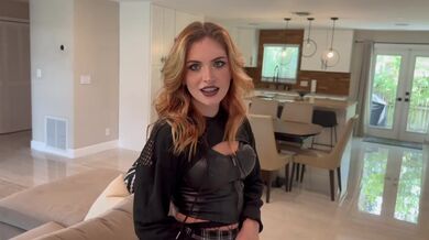 My goth neighbor wanted a throatpie "I never do stuff like this I was just really horny"