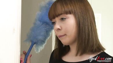 AGEDLOVE Sexy stroking and hard fast fuck in hot threesome