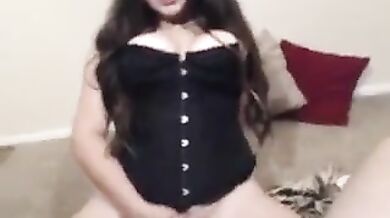 Busty Chubby Brunette Teen Blows