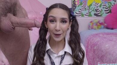 skinny latina gets fucked meanwhile call his dad