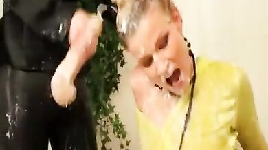 Sexy Czech pornstar cums hard on a hot girl her hot Euro face by WavesOfSlime