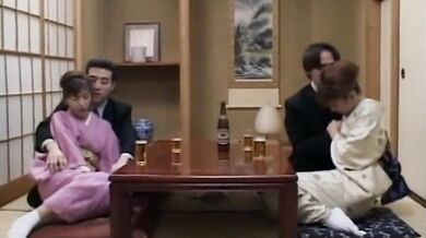 Japanese fourway fuck