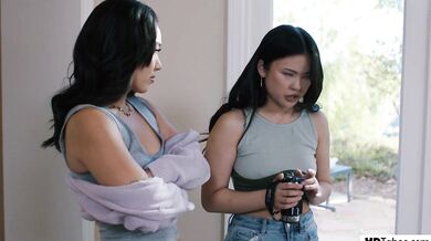 PURE TABOO I'm Not Sure How Can I Say But I Found Your BDSM Sextape... - Lulu Chu And Kimmy Kimm