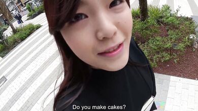 Tokyo Hotel with amateur interview in first adult porn video sucks cock, finger fucking, masturbation