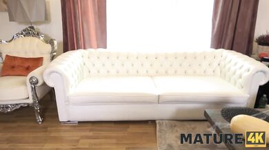 MATURE4K. Mature woman makes it with stepson on occasion of Halloween