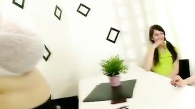 Two slim teen students taught lesbian sex instead of math by their old lesbian teacher