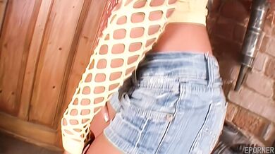 Hot Blonde Girl Takes Off Clothes