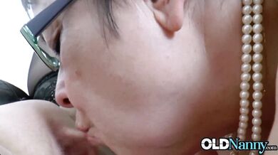 OLDNANNY Lovely aged ladies got their wet dreams come true