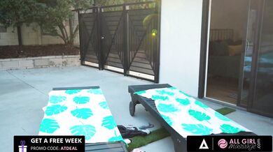 ALL GIRL MASSAGE - Horny Voyeur Neighbor Cadence Lux Joins For A Threesome With Two Hot Lesbians - Bella Rolland