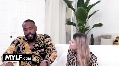 MILF Stuffs Her Holes With Her New Neighbor’s Black Cock - Jovan Jordan