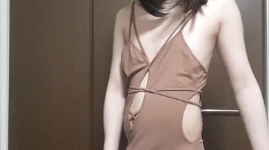 femboy crossdresser ladyboy masturbation sissy choke the chicken pitiable choke the chicken boner b