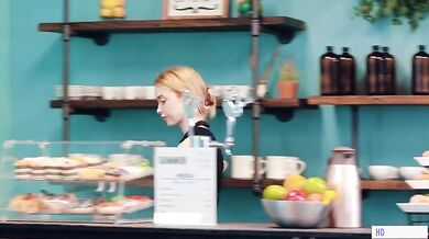 GIRLSWAY Bubble Butt Teen Lesbians Caught In Public Cafe! - Khloe Kapri And Kiarra Kai