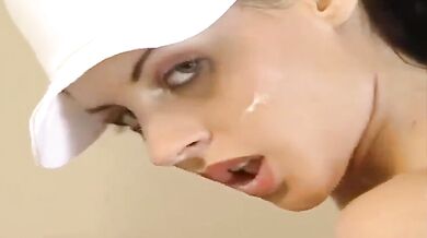 Kitchen Lesbian 3some