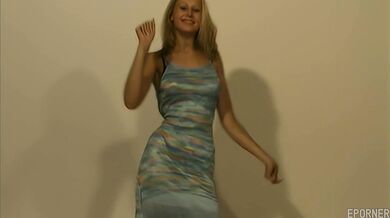 Sexy Dance By Blonde Babe
