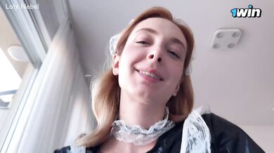 Taught a hot maid how to cook a cream pie - Loly Nebel