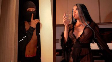 Busty housewife gets fucked by a burglar who breaks into her house - use my Honey Play Box toy