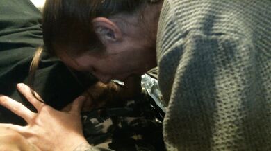 Tought I was getting a handjob and she Sucked me dry!