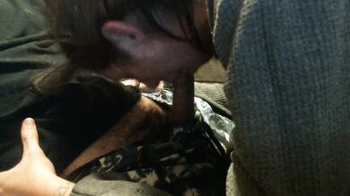 Tought I was getting a handjob and she Sucked me dry!