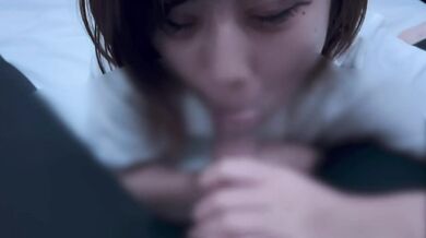 裏すじ攻めフェラも得意な女の子♡cum in mohth blowjob