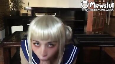 mewslut cumshot
