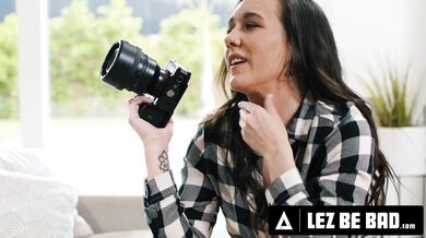 LEZ BE BAD Photographer Sinn Sage Spanks & Destroys Graduating Victoria Voxxx's Ass With Strap On