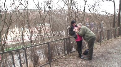 Public Sex With Brunette Teen