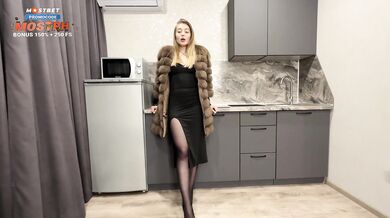 "I Want To Be With You After The Party"-Beautiful Stepmom Fuck In Heels In Tight Dress And tights