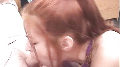 Nasty chick sticks a toy inside her wet cunt before getting banged hard