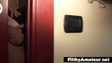 The slutty taxi driver from Milan in an amateur orgy