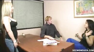 Moms Lets Step Daughter Suck Cock