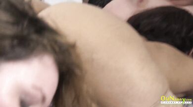 OldNannY Mature Lesbian Seduces Straght Girl