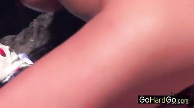 Jade Sin Asian Slut Gets DP Stranger Dicks