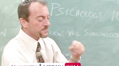 Hot College Girl Kitty Bella Takes A Big Cock To Pass Her Class