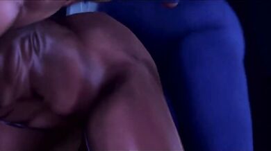 Futa Effect: Part II [Shepard x Jack x Liara Futa on Male animation] (Amber Sky)