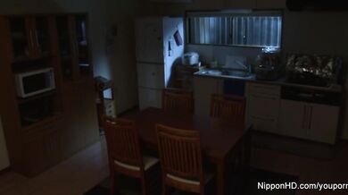 Japanese slut satisfies her man