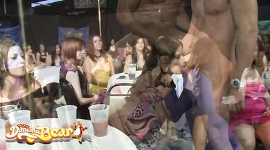 DANCING BEAR - Every Mouth Gets Satisfied In This Wild Ladies Party With Hot Male Strippers Dancing