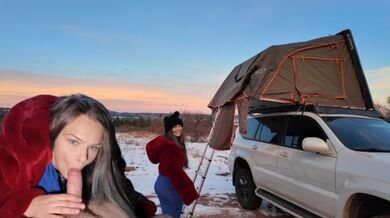 Big Booty Stranger Lets Me Fuck Her At Campsite On Christmas