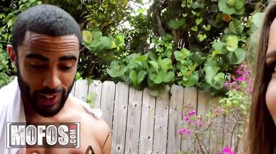 MOFOS - Smoking Hot Liza Rowe Gets Ready To Have Her Pussy Stretched By Stallion's Huge Cock