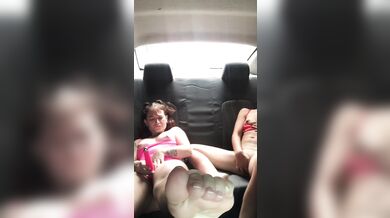 I masturbate next to my friend in my husband's car