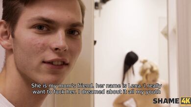 SHAME4K. MILF and new lover have no time to change the location and start fucking