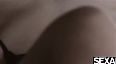 Kinky girl restrained by sexy couple for an intense threesome