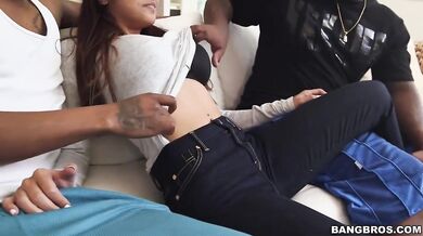 Mia Khalifa First Monster Cock Threesome