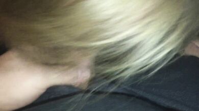 Good Nerdy Girl Sucks Dick Super Hard - Gets A Mouthful Of Cum