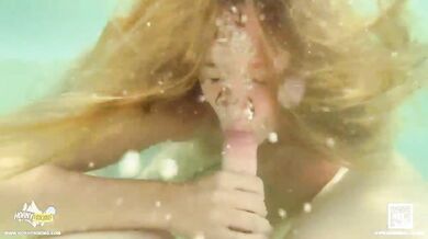 Poolside Creampie With Underwater Blowjob on Vacation Horny Hiking Molly Pills POV