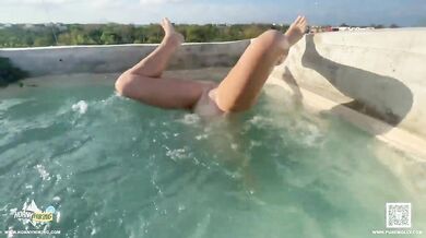 Poolside Creampie With Underwater Blowjob on Vacation Horny Hiking Molly Pills POV