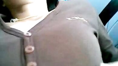 Malaysian Babe Moans in Pleasure Inside a Car