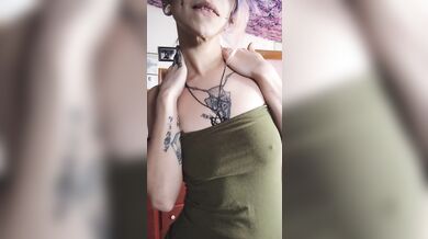 No Bra Titty Tease